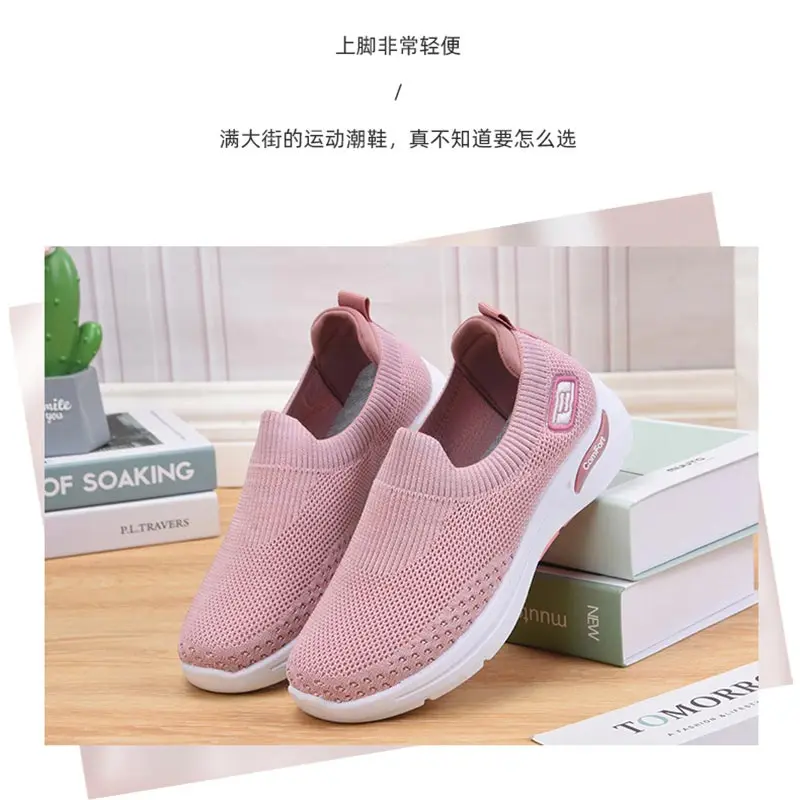 

lightweight slip-ons women's white sneakers woman running shoes women's sport shoes sports women sneakers footwears luxery 1229