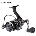 Рыболовная катушка DEUKIO AC2000-7000 1BB, металлическая катушка, спиннинговая катушка с водонепроницаемостью 5,2: 1, передаточное число 12 кг, Максимальная нагрузка на окуня и щуку