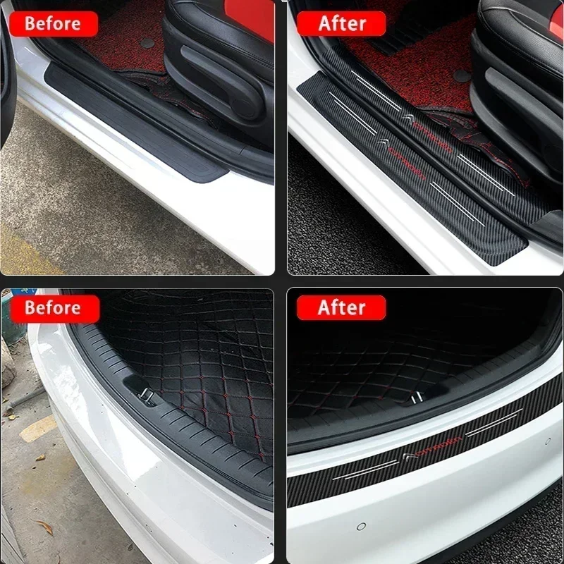 Защитная наклейка на порог автомобиля для Citroen C4 C3 C5 C1 DS3 DS4 Berlingo C-CROSSER C-ELYSEE JUMPY Picasso