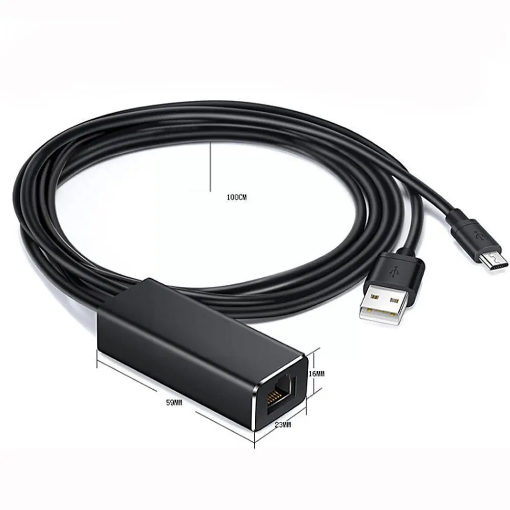 

Ethernet Adapter For Usb 2.0 To Rj45 For Home 2 1 Ultra Audio Fire Tv Stick Micro Usb Network O8z7