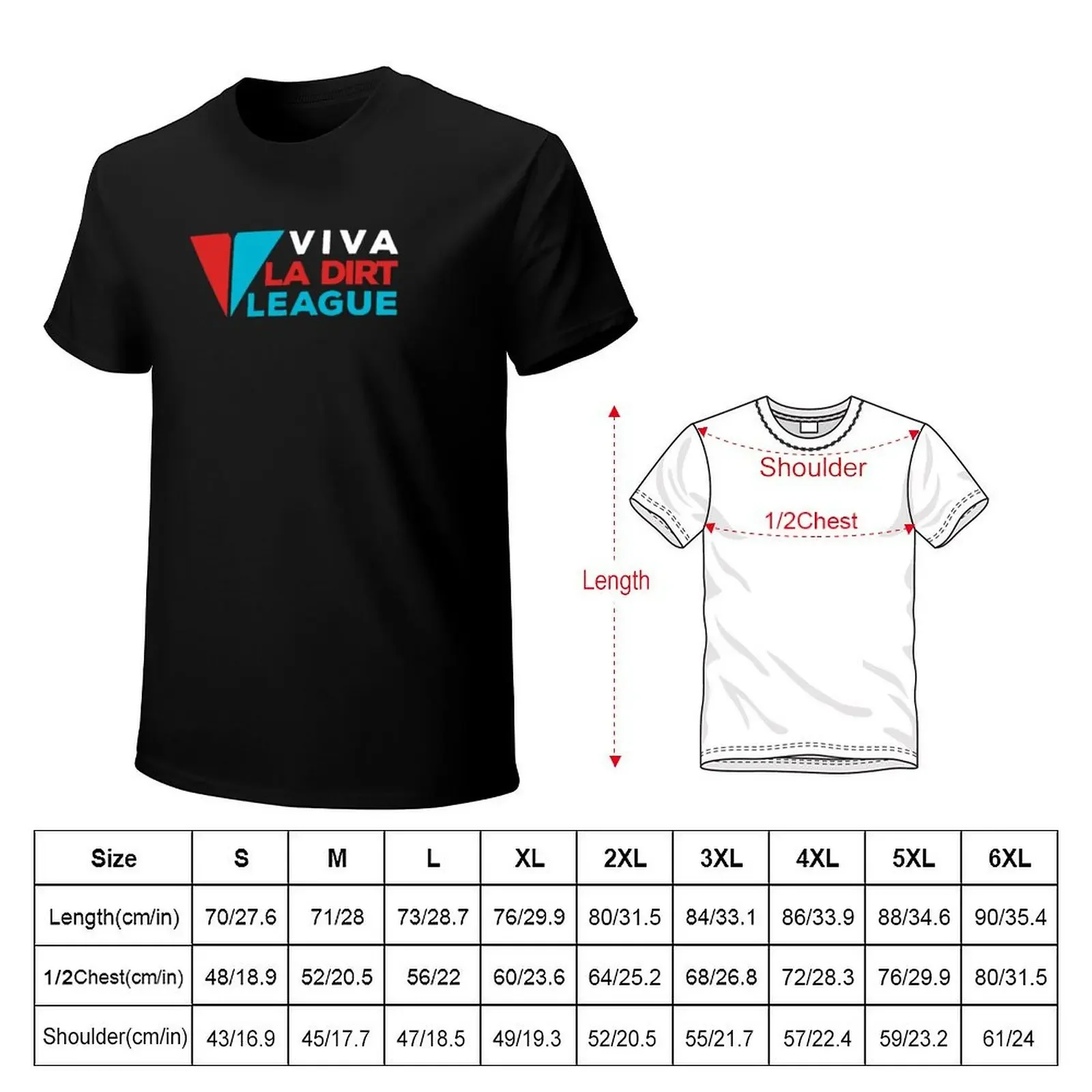 Viva la dirt League-футболка с логотипом VLDL синие арховные футболки аниме черные мужские