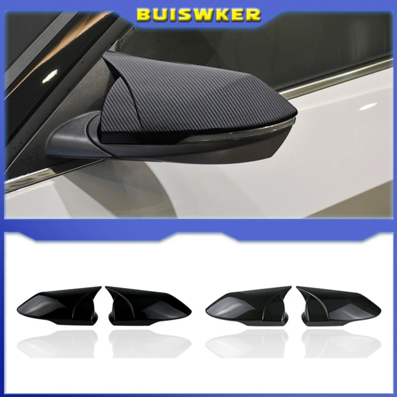 2Pcs Auto ABS Side Door Rearview Mirror Cover Trim Shell Protective Stickers For Hyundai Elantra 2021 Car Exterior Accessories 2Pcs Auto ABS Side Door Rearview Mirror Cover Trim Shell Protective Stickers For Hyundai Elantra 2021 Car Exterior Accessories