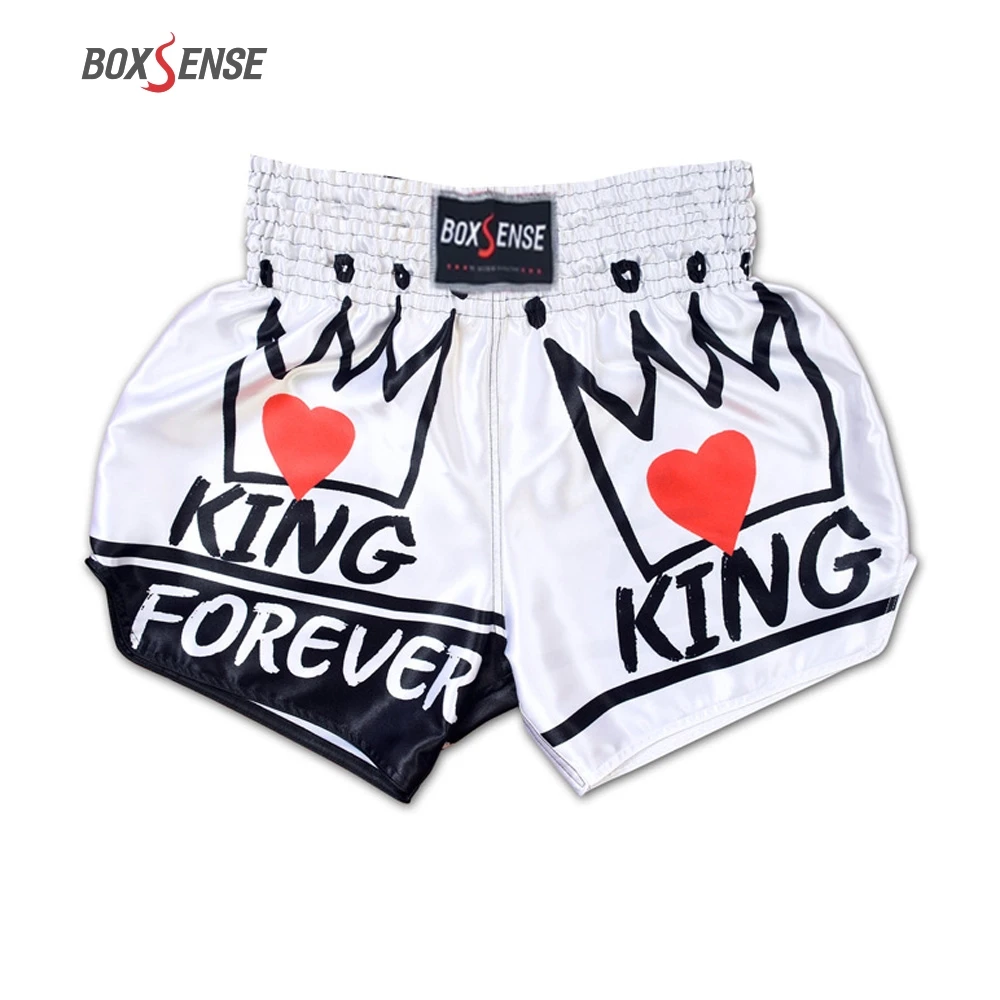 Muay Thai Shorts Breathable loose Printing Kickboxing Fight Grappling Short MMA Boxing Shorts Clothing Sanda Fight Grappling