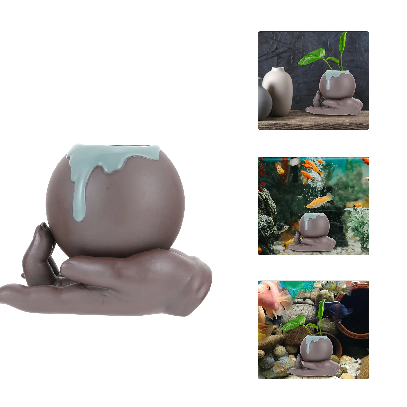 

Цветочный горшок гидропонный держатель для посадки гидропонный керамический контейнер для цветов