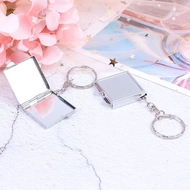 

HEALLOR GU298 Makeup Cosmetic Folding Portable Compact Pocket Makeup Mirror Lady Mini Personalised Key Ring Keychain