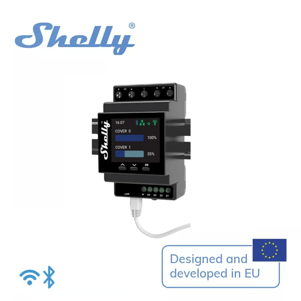 

Shelly Pro Dual Cover/Shutter PM Wi-Fi
