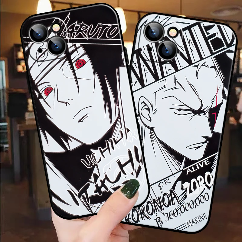 

NARUTO Anime Case For Apple iPhone 13 12 11 Pro 12 13 Mini X XR XS Max SE 5 6 6s 7 8 Plus Designer Shell Cover Fundas