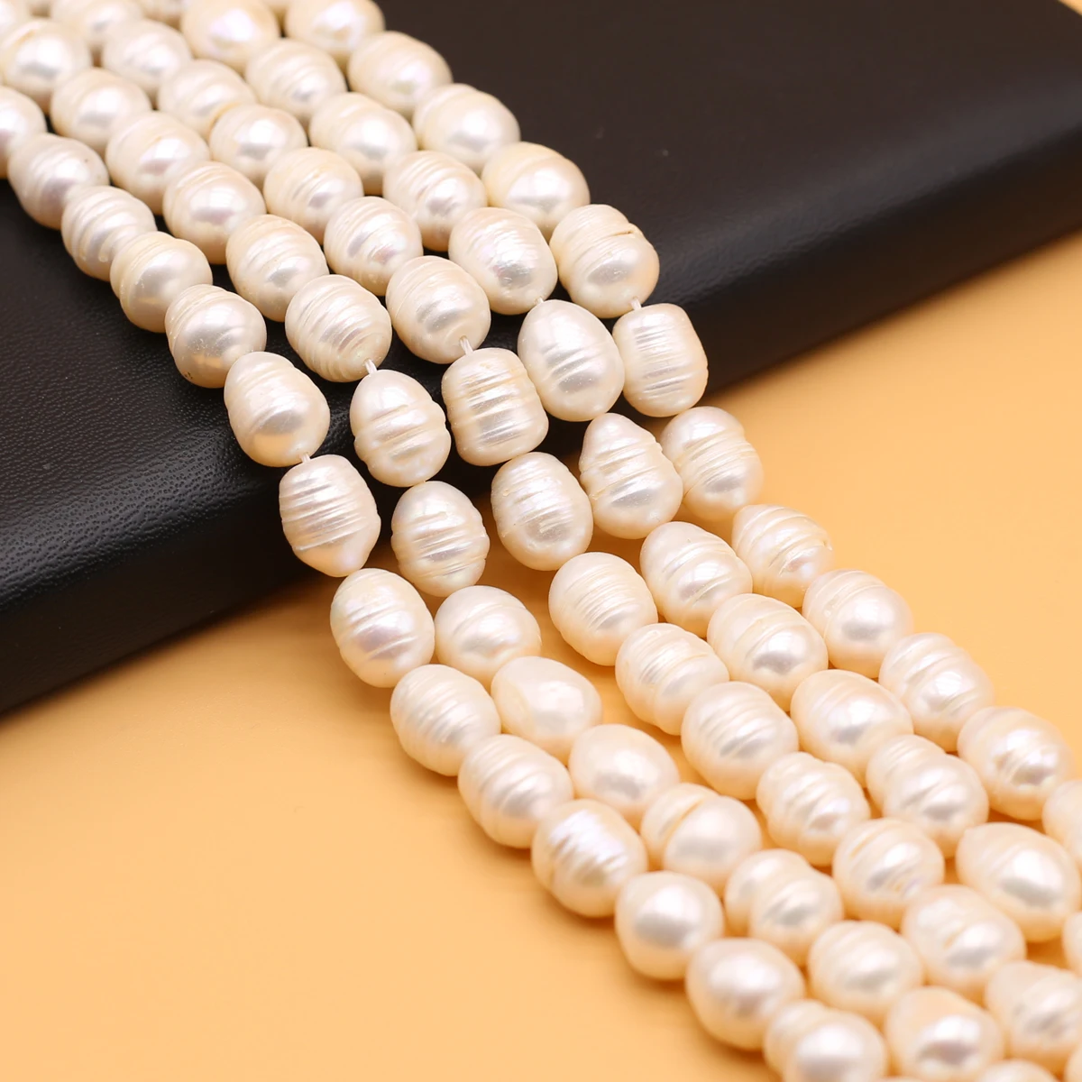 

Natural Freshwater Pearl 4 8 10mm Rourd Beads Beaded White Big Small Loose Spacer Beads For Jewelry Making DIY Bracelet Necklace