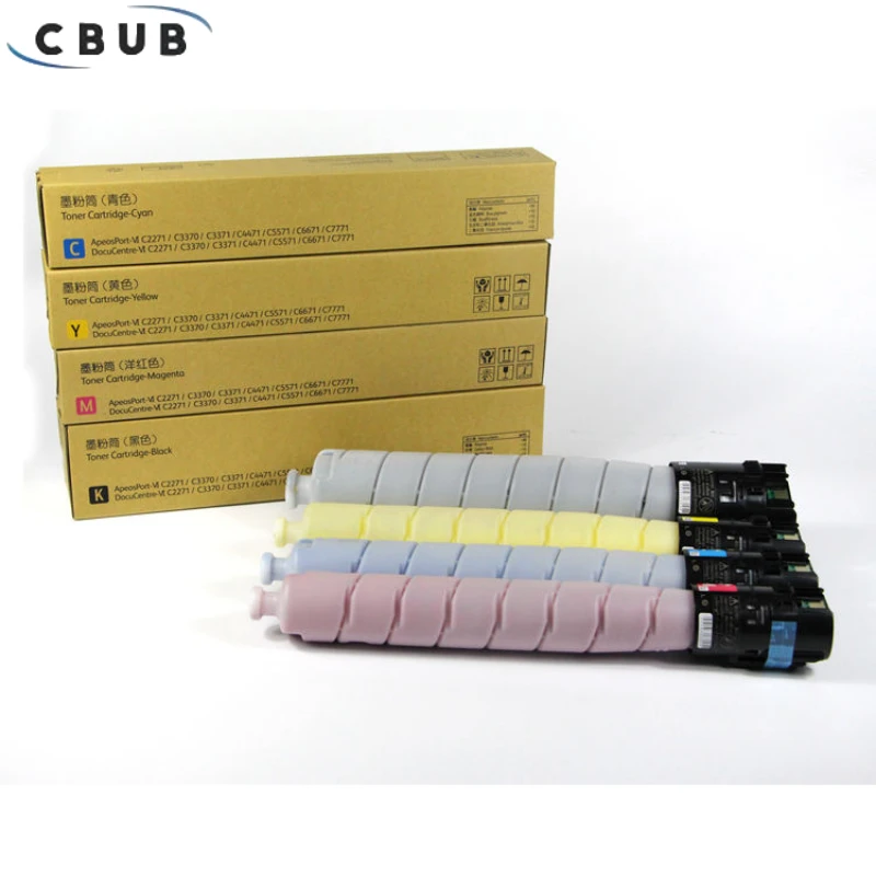 

VI3371 картридж с Порошковым тонером CT202634 CT202635 CT202636 CT202637 для Fuji xerox DCC VI 2271 3370 3371 4471 5571 6671
