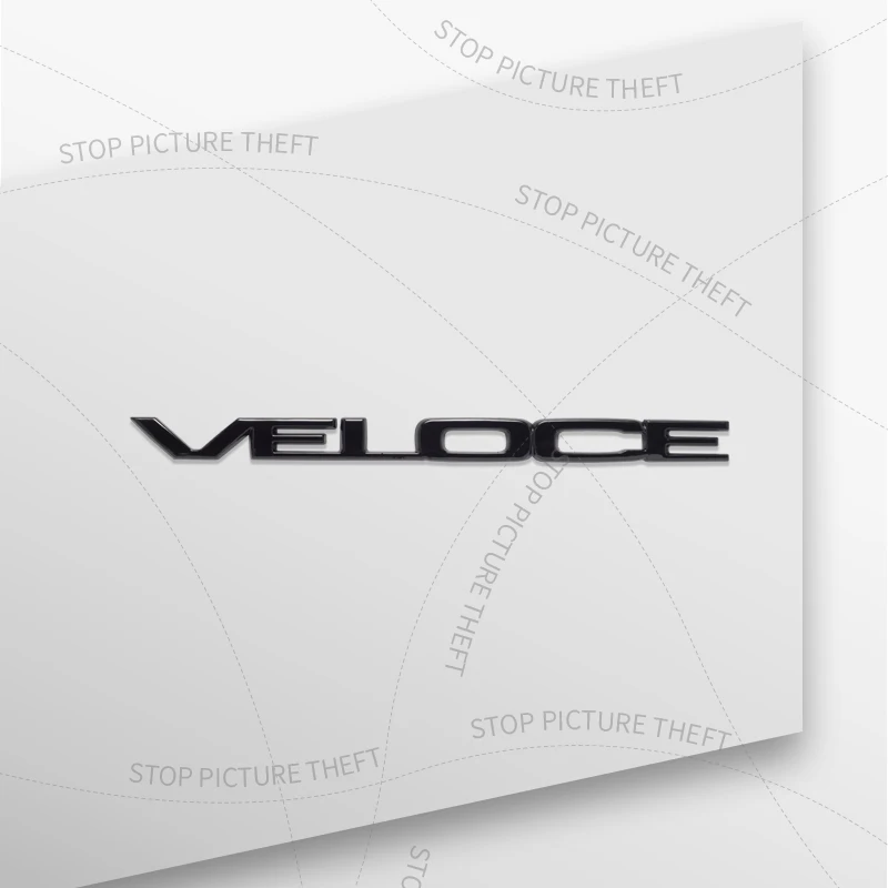 

1 шт. 3D металлический логотип VELOCE TI, боковая эмблема кузова, значок на задний хвостовой бампер автомобиля, наклейка на багажник для Alfa Romeo Giulietta Giulia Stelvio