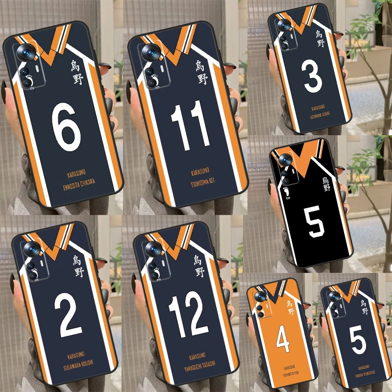 Haikyuu! Чехол Karasuno для командной униформы POCO M6 Pro X3 X5 F5 F3 F4 X4 GT M5s, чехол для Xiaomi 11T Pro 12T 12 13 Lite 12X