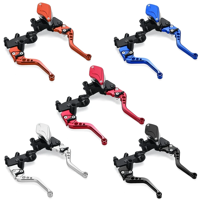 

7/8-inch Universal Motorcycle Brake Handles Handlebars Hydraulic Clutch Master Cylinder Levers Pit Pro For HONDA For Yamaha
