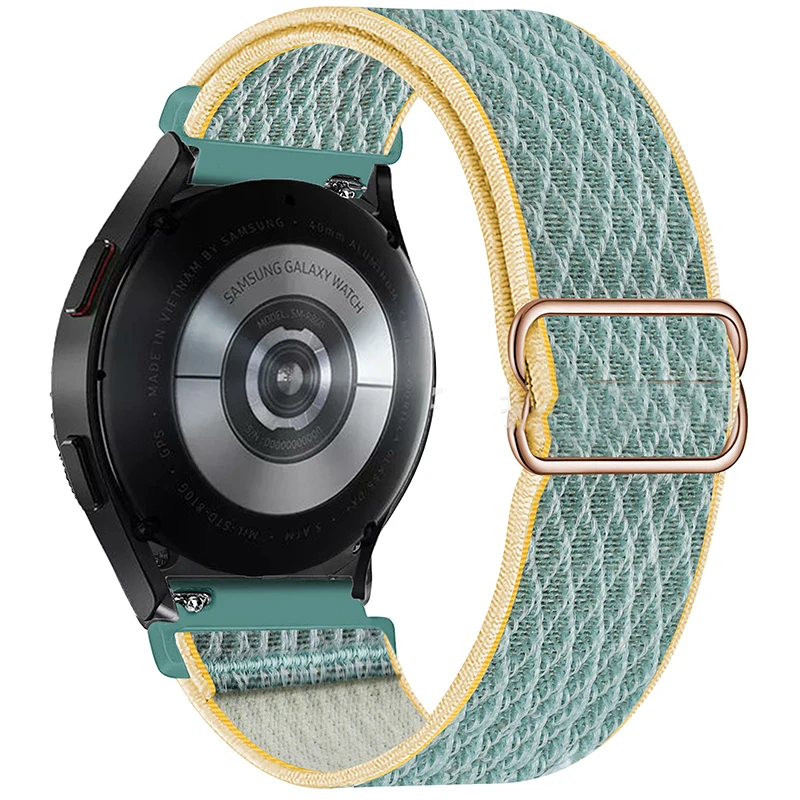 

Nylon strap For Samsung Galaxy watch 4/classic/46mm/Active 2/Gear S3/amazfit Adjustable Elastic bracelet Huawei GT 2/3 Pro band