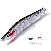 fishing lures pencil hard baits 100mm17g slow sinking artificial baits high quality wobblers fishing tackle box packaging