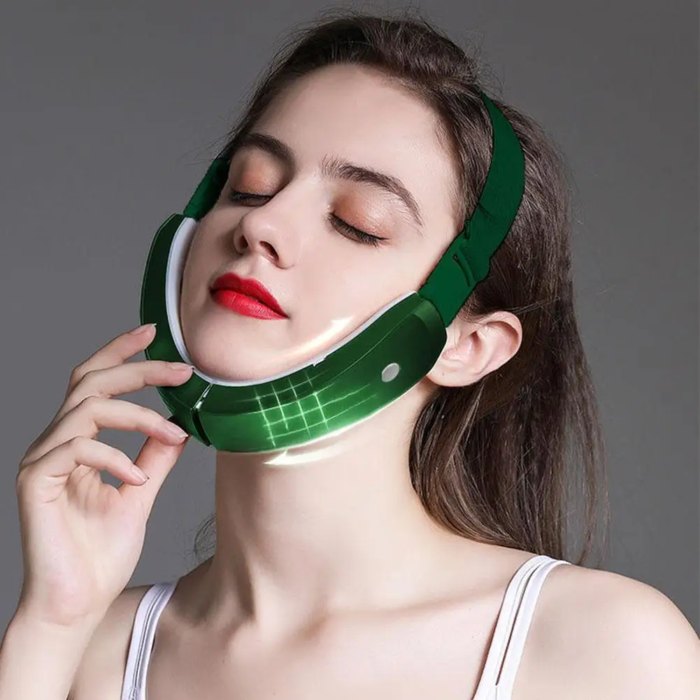 Электрический лифтинг для лица микро-токовый V-образный Массажер придания формы