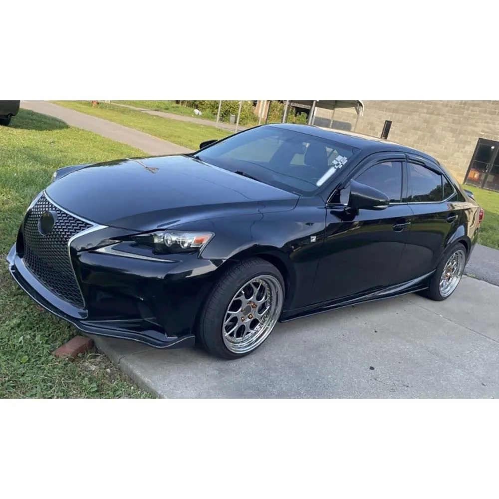 Фото Боковые накладки из карбона JXWANCF для Lexus IS250 IS350 F Sport 2013-2020, расширители боковых панелей из FRP, аксессуары для автомобиля №4