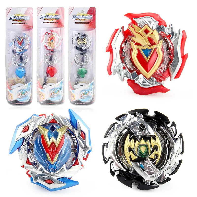 

BURST BEYBLADE Turbo Gyroscope Toys Sale Super Z Series B104 B105 B106 Boom Spin Gyro B192 With Small Pull Ruler Launcher