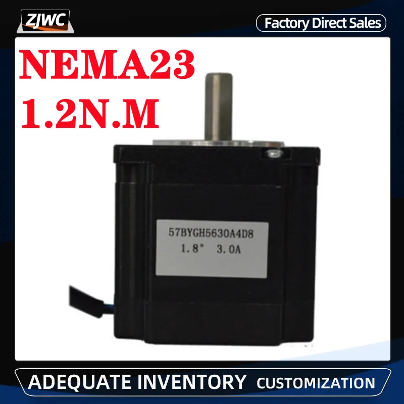 

57BYG Длина 56 мм большой крутящий момент 1,8 нм двухфазный 4-проводной 3 А 6,35 ° гибридный 57 шаговый двигатель мм/8 мм CNC лазерный измельчитель пены ...