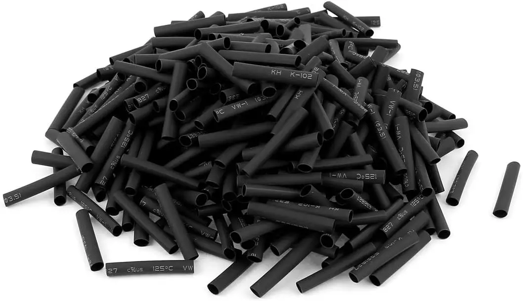 

Keszoox Wire Wrap Sleeve 3.5mm Dia 30mm Long Heat Shrink Tubing 380pcs Black