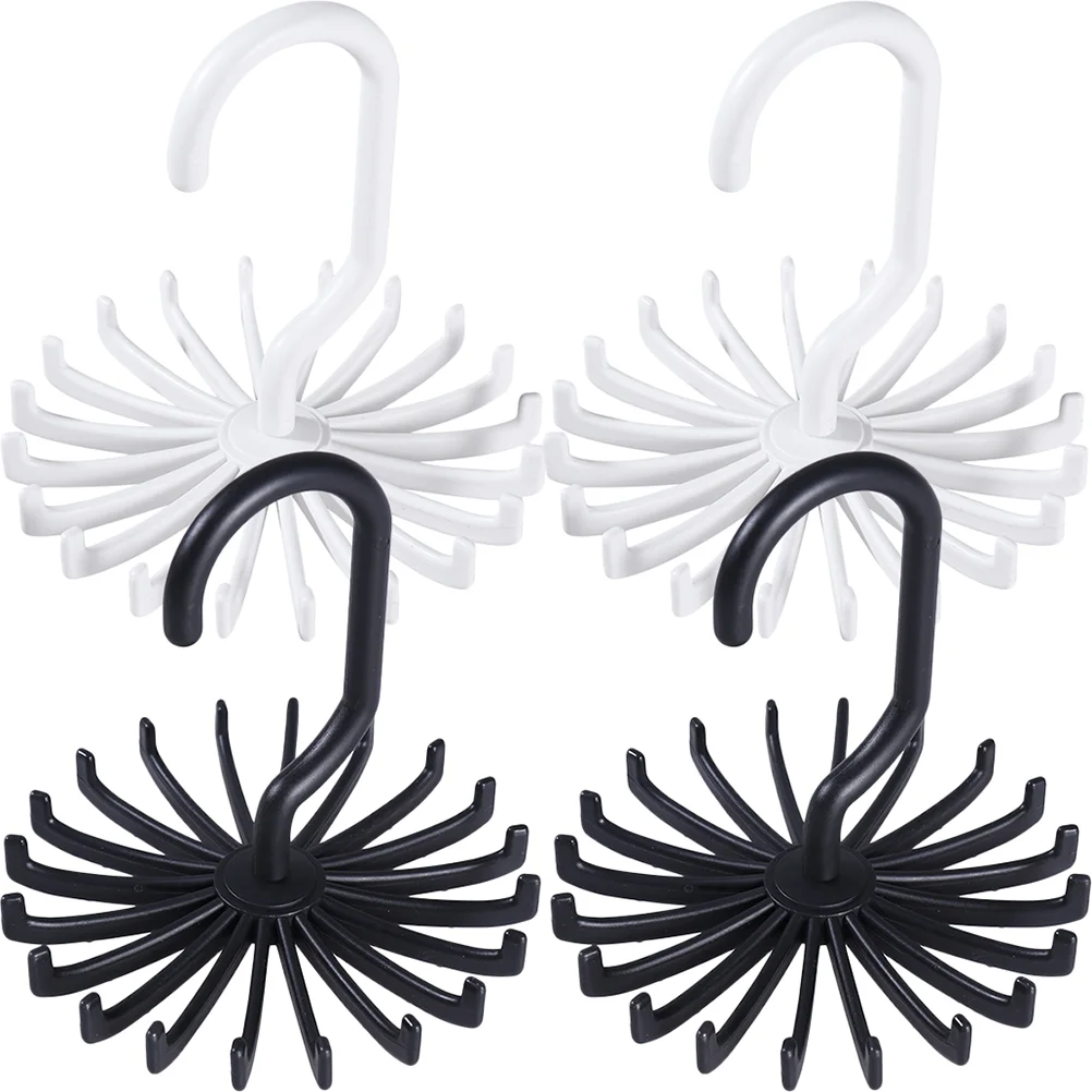 

2 Pcs Tie Rack Closet Organizer Belt Hanging Home Hanger Hangers Men Belts Multifunction Storage