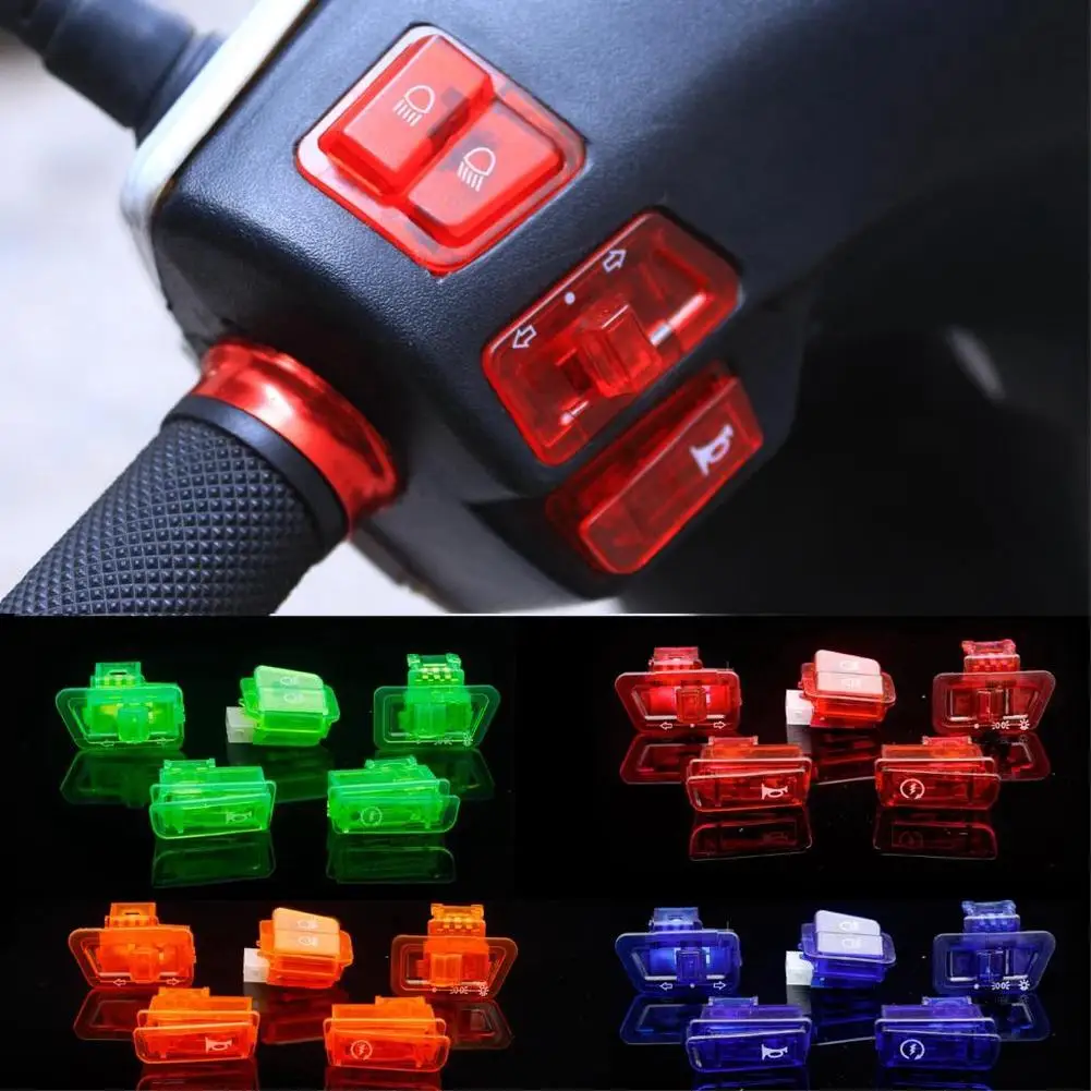 

1set Motorcycle Switch Button Kit Headlight Turn Signal High/Low Beam Dimming Horn Start Various Switches Accessories Modified