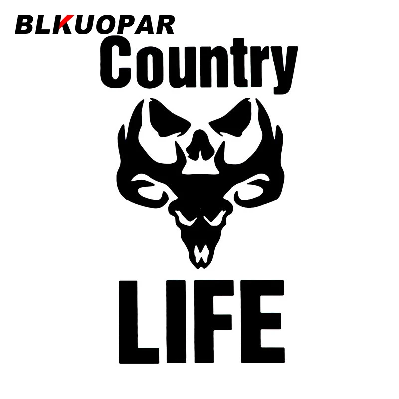 

Графические автомобильные наклейки BLKUOPAR Country Life, автомобильные аксессуары, наклейка с высечкой, модный фургон, ветровое стекло, забавные декоративные наклейки