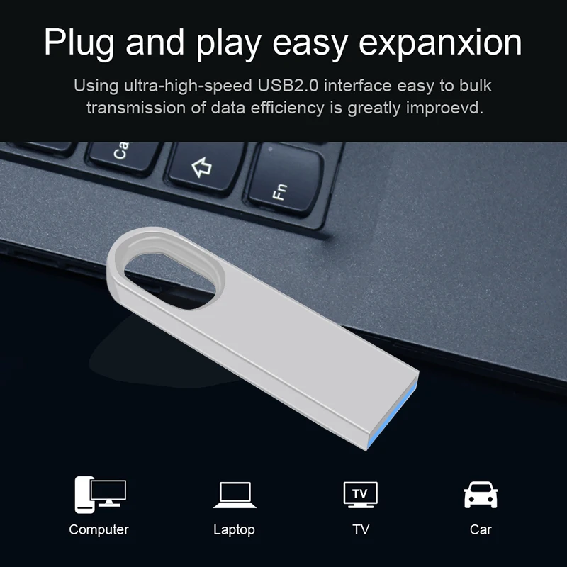

Флеш-накопитель USB 128 Металлический Высокоскоростной, 32/64/256/2,0/128 ГБ