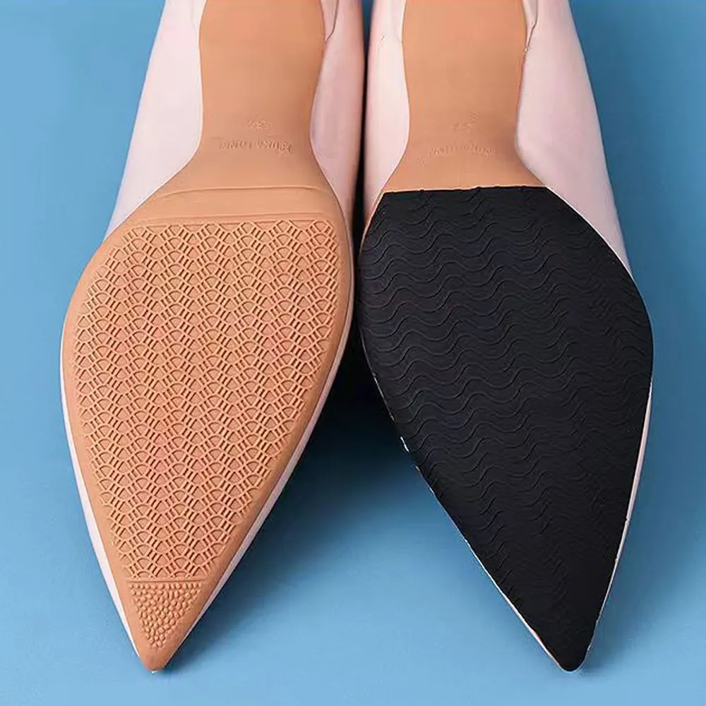 Non-Slip Wear-Resistant Shoes Mat Stickers Self-Adhesive Sole Protector High Heels Forefoot Sticker Silicone Rubber Soles Pads