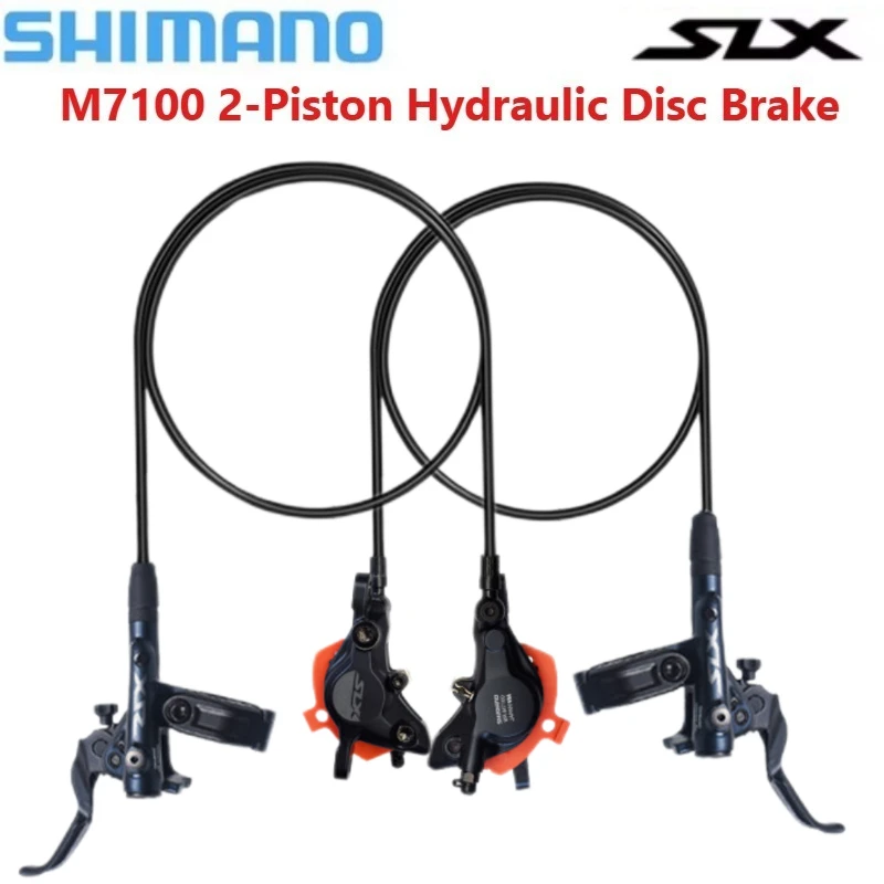 Фото Гидравлический дисковый тормоз SHIMANO SLX M7100 для велосипедов, 2-поршневой, для МТБ №3