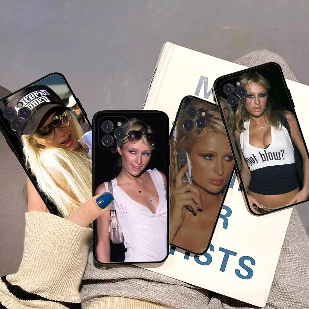 Фото Чехол для телефона Paris Hilton Got Blow для iPhone 16 Pro Max 15 17 Plus 14 13 12 Mini 11, черный №5