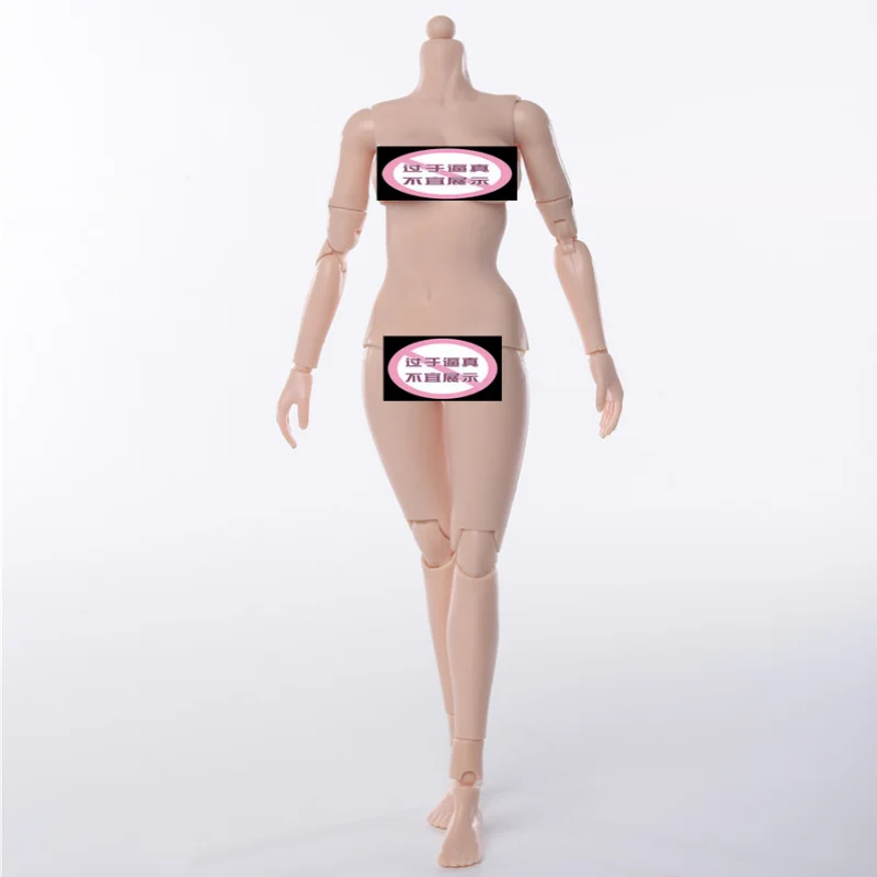 

JXTOYS JX01 1/6 Female Big/Mid Bust Super Flexible Semi-encapsulated Body Joint Movable Body Action Figure Pale/Skin Body