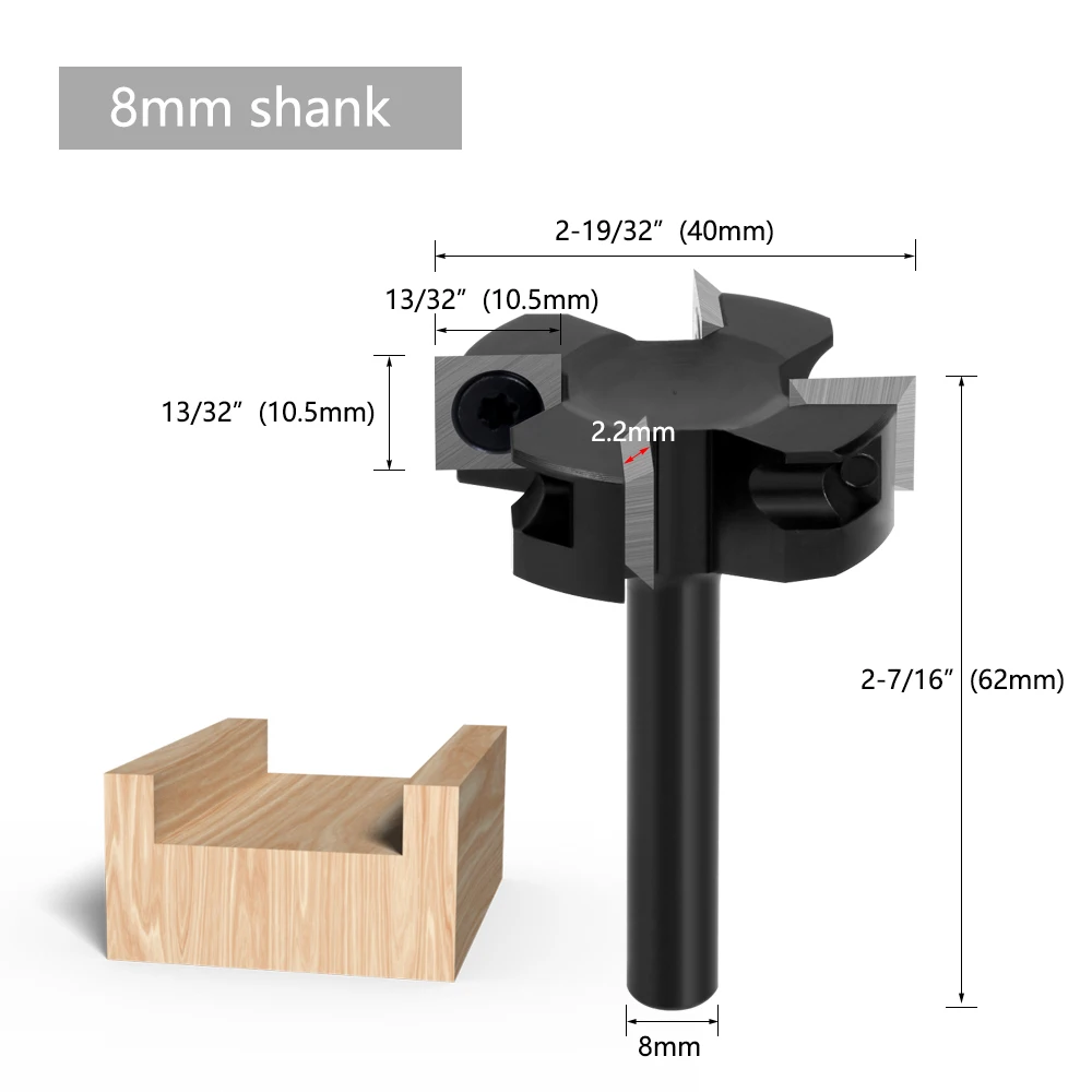 

LAVIE Фреза для дерева с хвостовиком 8 мм