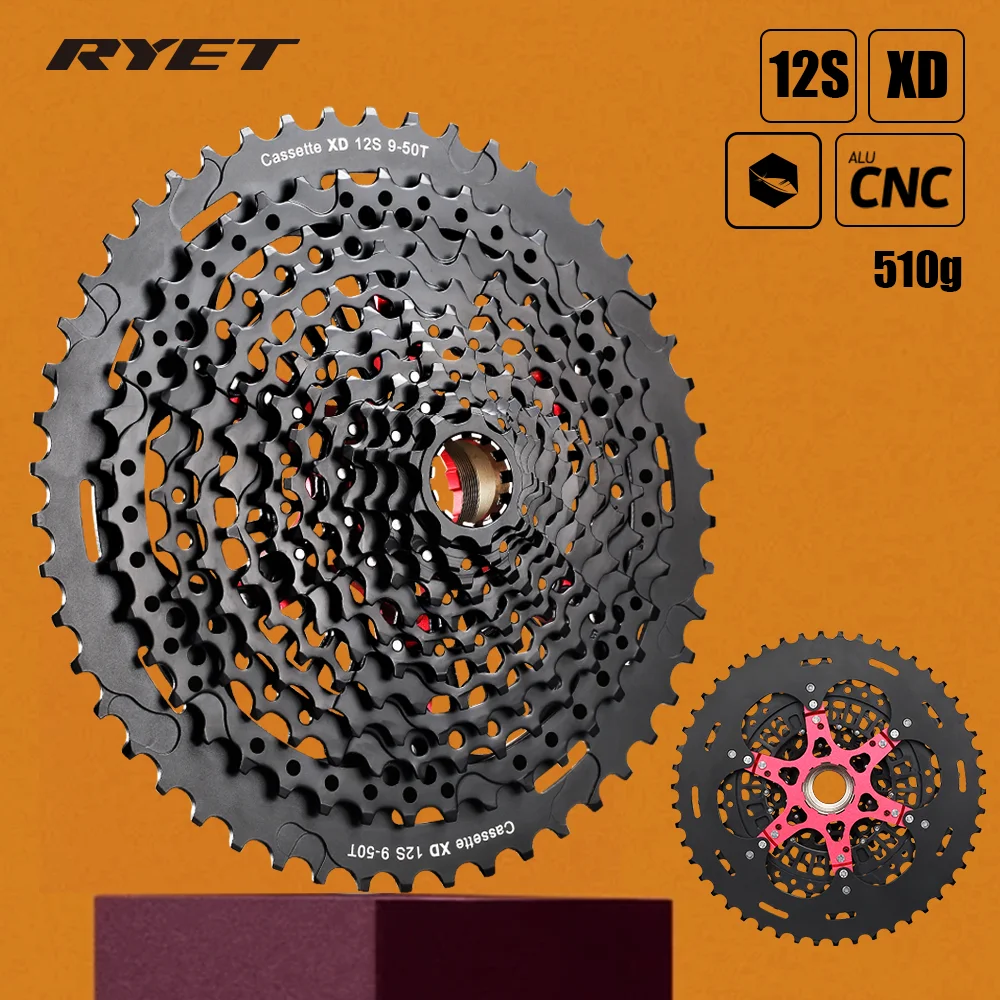 

Кассета для горного велосипеда RYET MTB, 12 Скоростей, 9-50T XD 12 s, велосипедные аксессуары