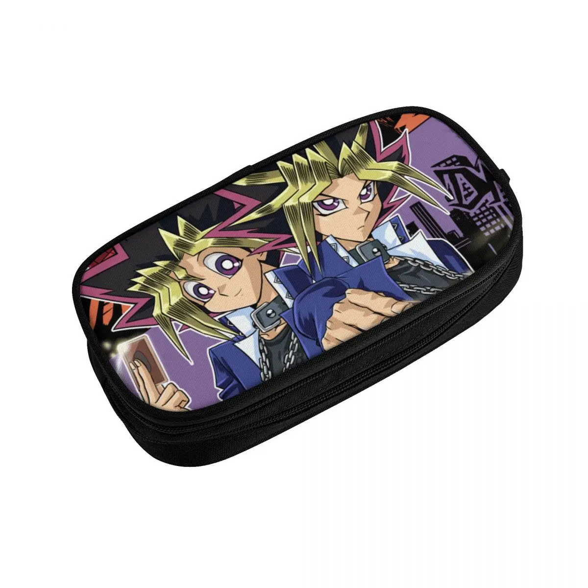 Yu Gi Oh Pen Box Student School Anime Zipper Pen Bag Child Stationery Bag pencase Gift