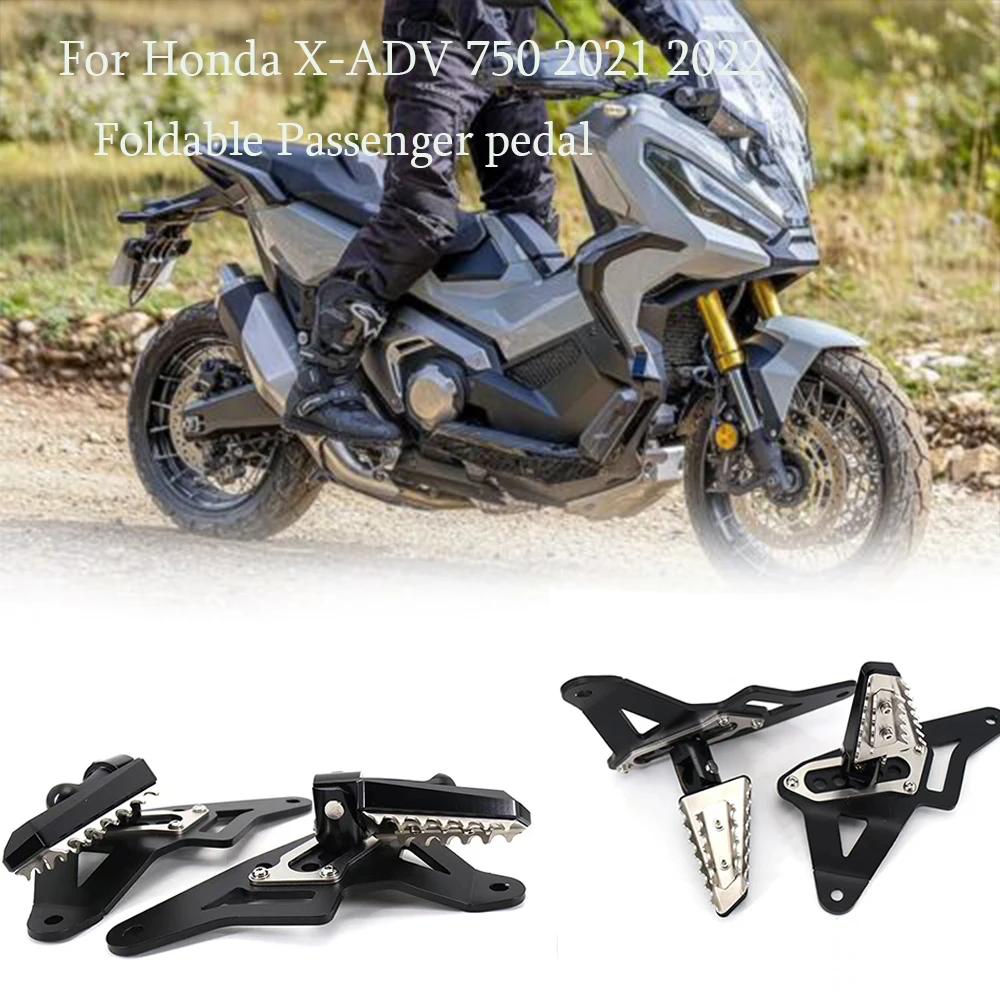 

Для Honda XADV X-ADV 750 X-ADV750 Xadv750 2021 2022 мотоциклетные пассажирские задние складные подставки для ног подставки для педалей