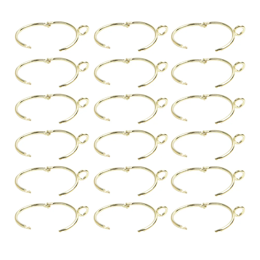 

Curtain Rings Metal Drapery Rod Clips Shower Ring Hooks Clear Pole Eyelet Window Holder Curtains Hanger Hangers Rods Clip Hook