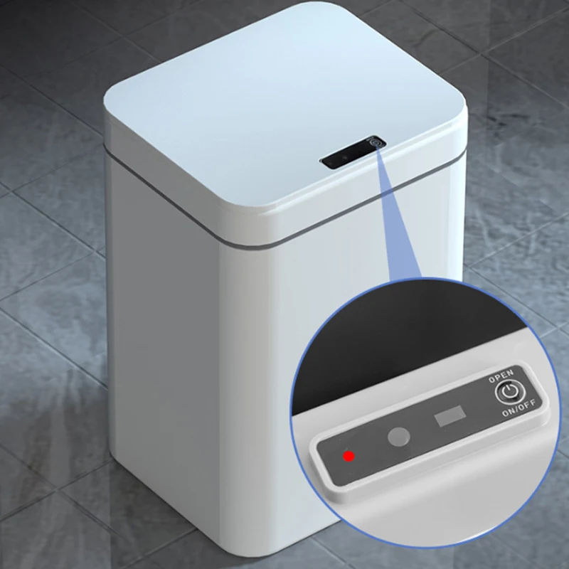 

Bin Can Sensor Garbage Trash Automatic With Toilet Waterproof Induction Kitchen Bathroom Lid Bin Smart