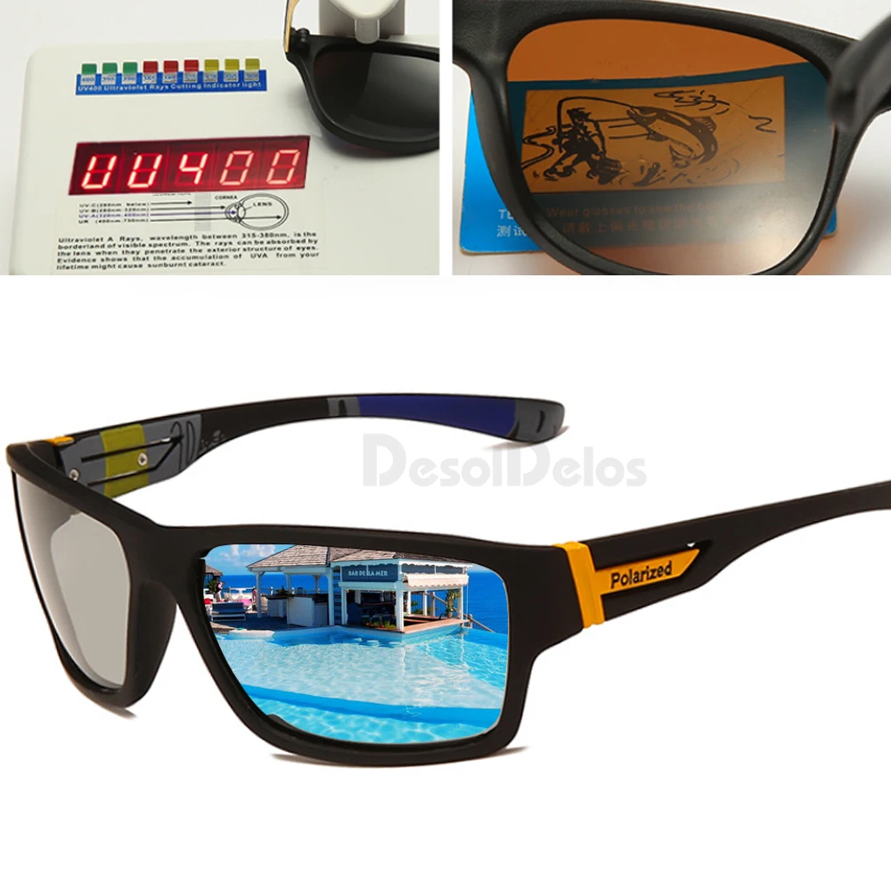 

2022 фотохромные поляризационные солнцезащитные очки мужские водительские спортивные квадратные хамелеоновые Обесцвечивающие очки поляризационные солнцезащитные очки мужские P036