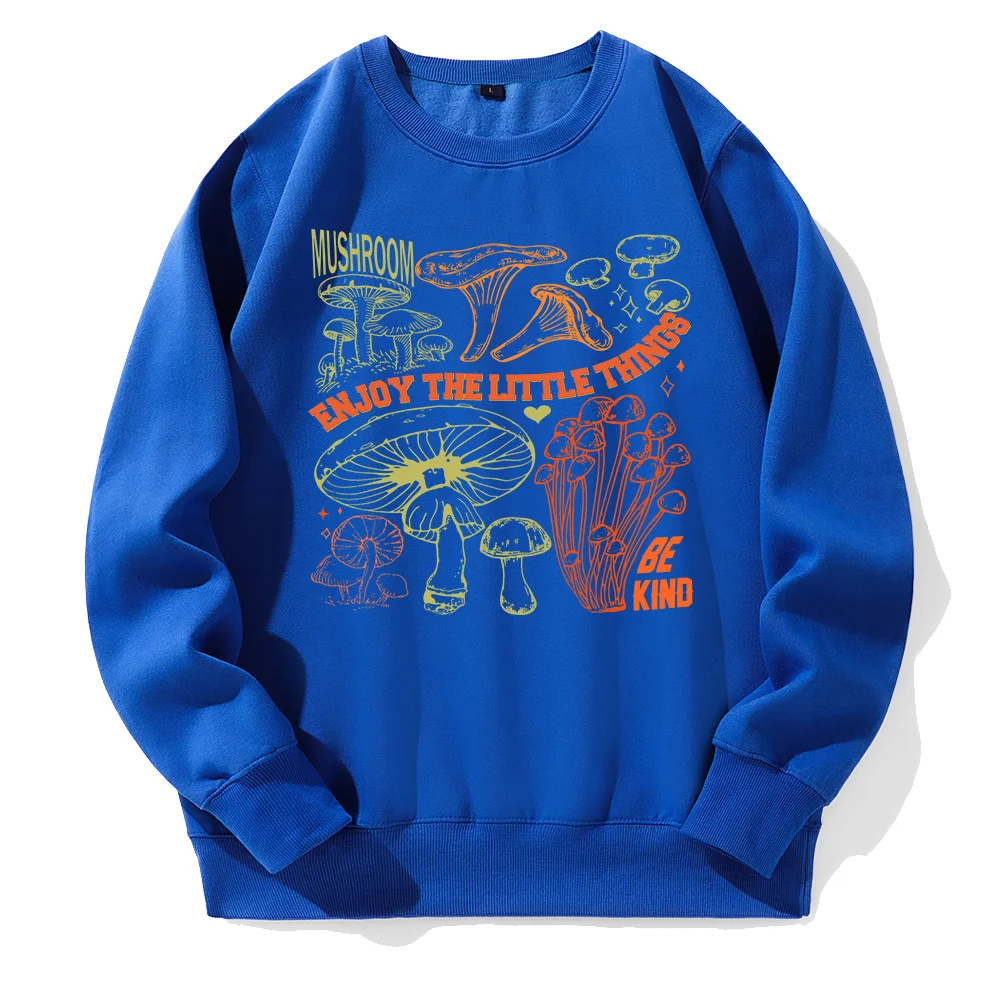 

Наслаждайтесь маленькими вещами, будьте добры, толстовка в виде грибов, Мужская модная женская Повседневная Свободная спортивная одежда, базовая Классическая Толстовка