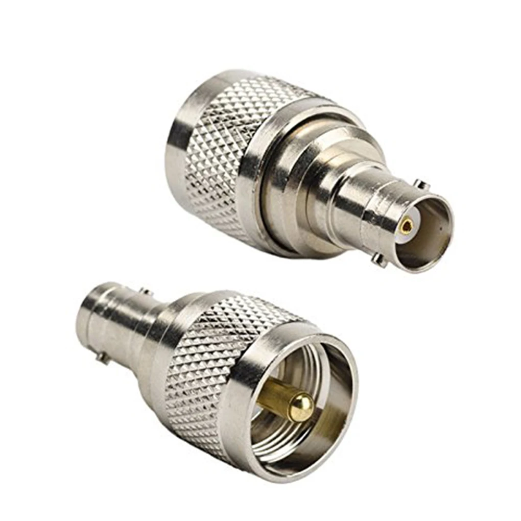 

1 2 4 6 Pcs RF Coaxial Coax Adapter UHF Male to BNC Female PL-259 PL259 Connector Adapter