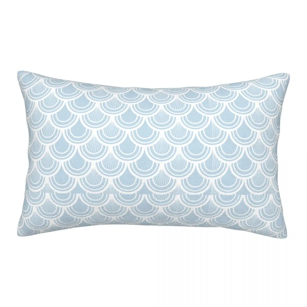 

White Fish Grain Pillowcase Polyester Plush Printed Zip Decor Throw Pillow Case Home Cushion Cover Sofa Bedroom Office