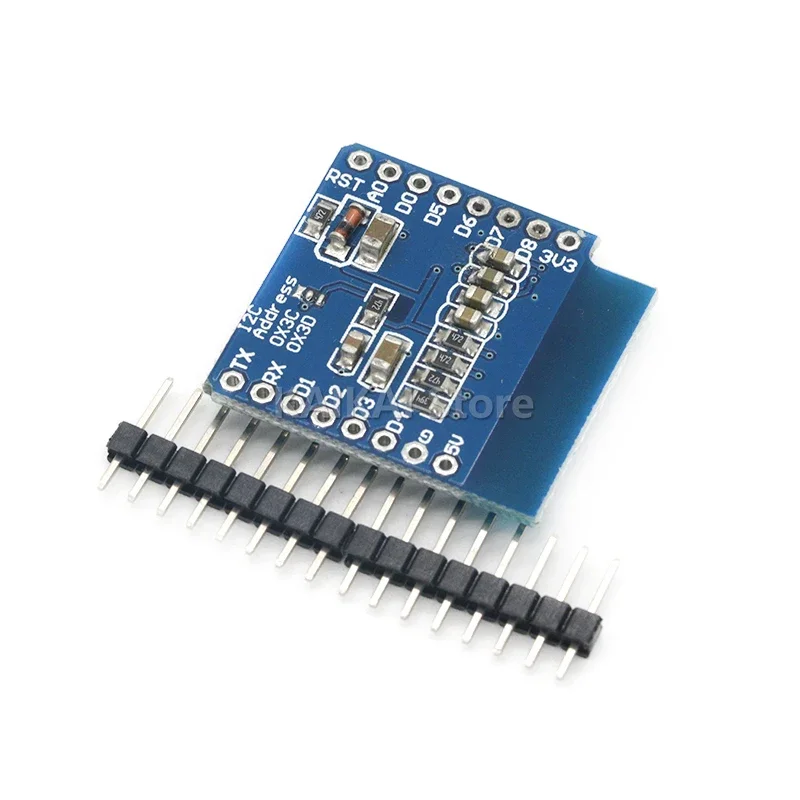Модуль OLED-дисплея 0 66 дюйма для модуля WEMOS D1 MINI ESP32 Arduino AVR STM32 64x48 ЖК-экран IIC I2C OLED