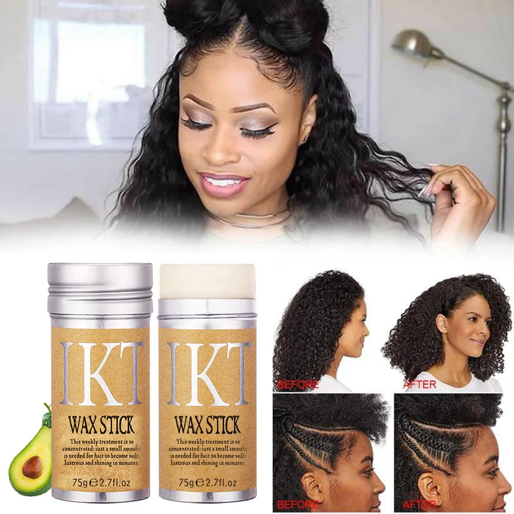 Палочка для волос воск защиты от спутанных краев гель контроля Быстросохнущий