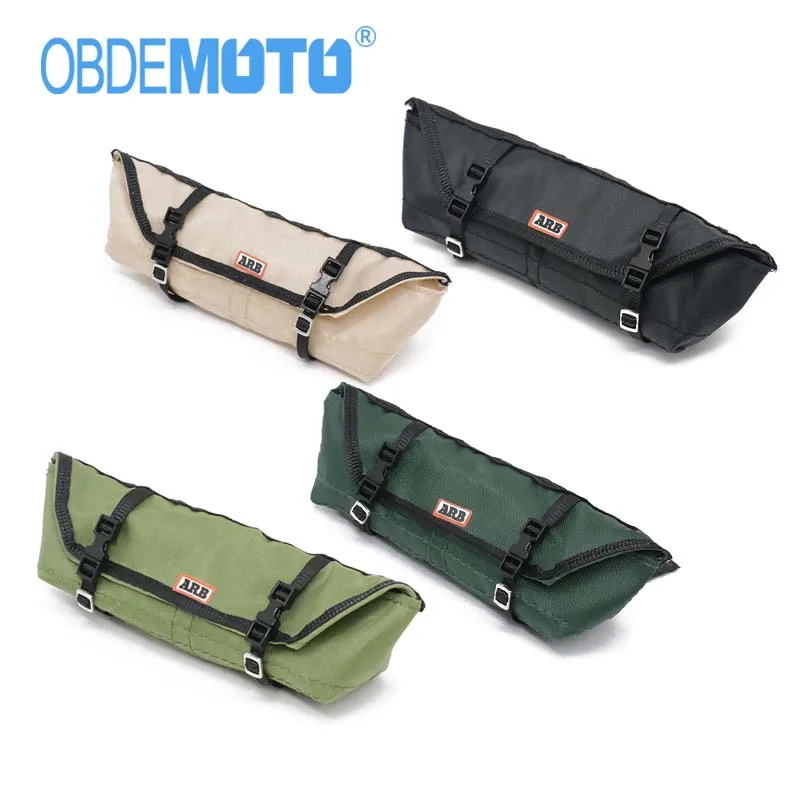 

Travel Car Cargo Roof Luggage Bag Simulation Decoration Climbing Ornament for RC 1/10 Traxxas TRX4 Axial SCX10 90047 CC01 D90