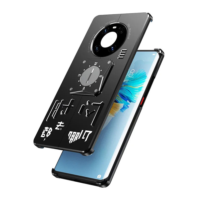 Shockproof Case For Huawei P40 Pro Case Luxury Metal Back Cover Mechanical Funda For Huawei Mate 30 Mate30 Pro Plus Cases Coque