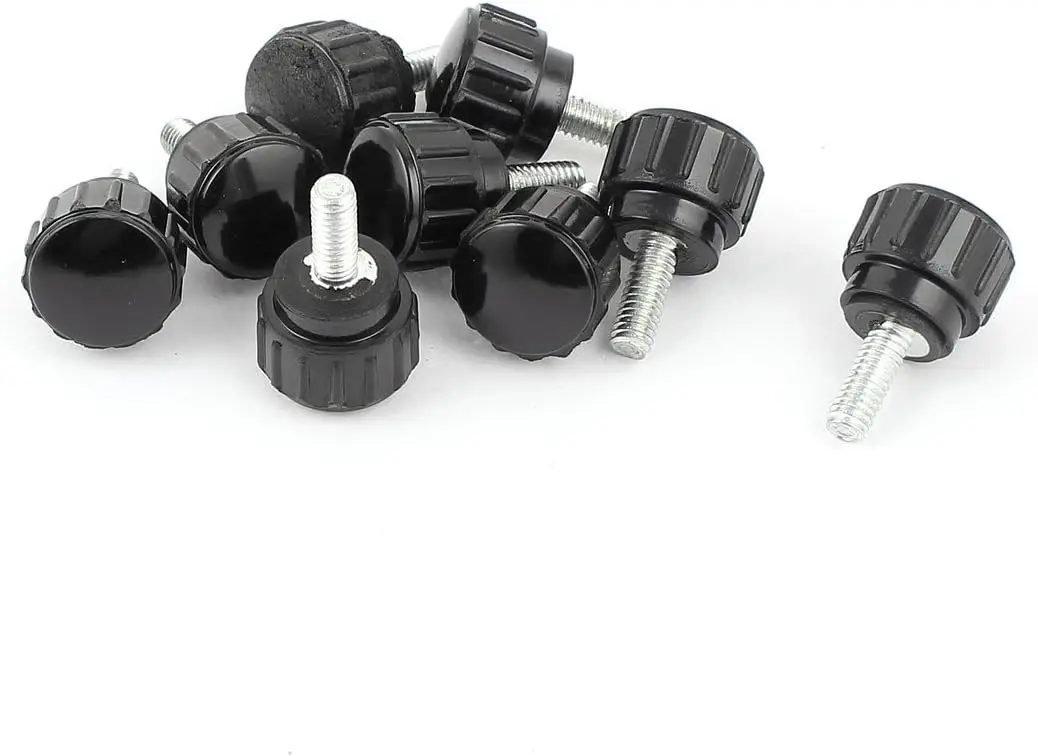 

9PCS M4 x 10mm Thread Screw On 22mm Clamping Knob for Machinery Latche