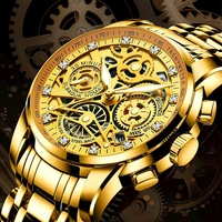 tourbillon rotating window men%e2%80%99s watches top luxury brand fashion gold quartz watch men waterproof luminous business wristwatch