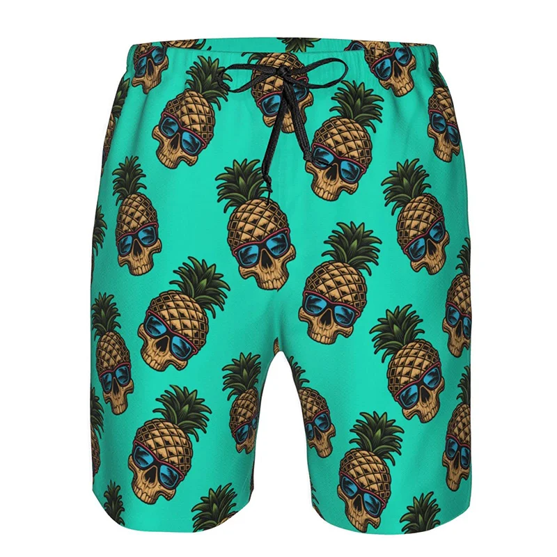 

Skull Graphic Men Swim Trunks Summer Beach Shorts Swimsuit homme 2023 Fashion 3D Printed Sports Gym Board Shorts Cool Ice Shorts