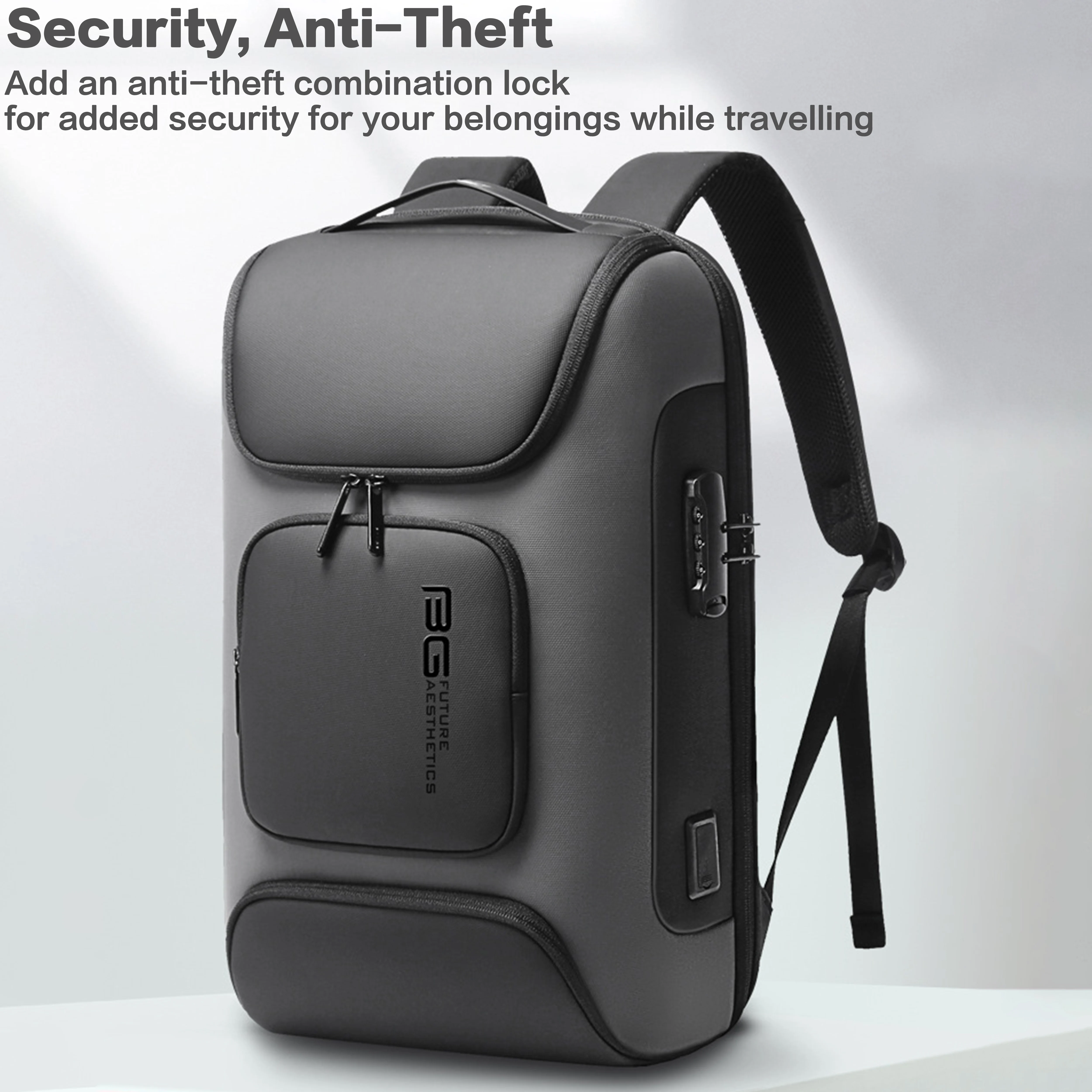 Рюкзак с защитой от кражи для мужчин сумка ноутбука 16 дюймов водонепроницаемая