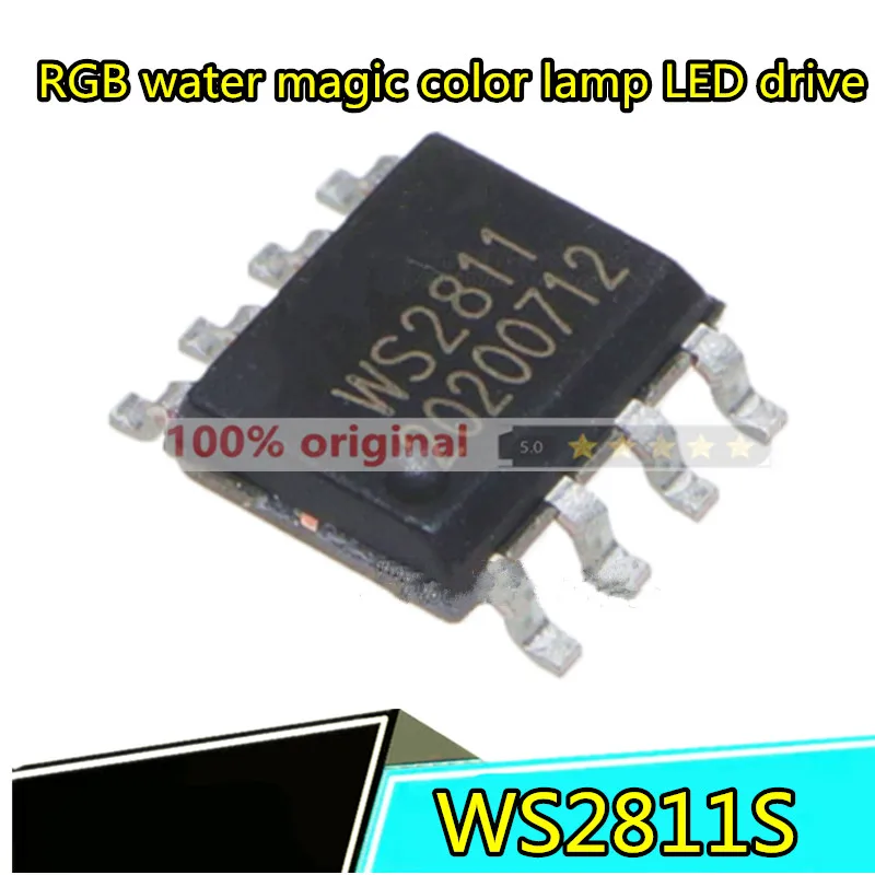 

Original fidelity 10pcs imported original WS2811 WS2811S LED power driver chip chip SOP8